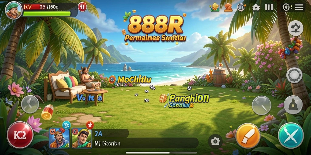Screenshot gameplay 888R yang menunjukkan keseruan permainan Casual.