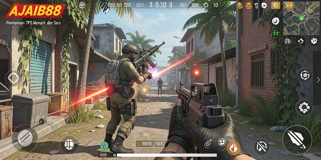 Gameplay TPS yang seru dan mendebarkan di AJAIB88.