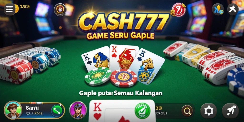 Tampilan gameplay seru di CASH777 dengan teman-teman.