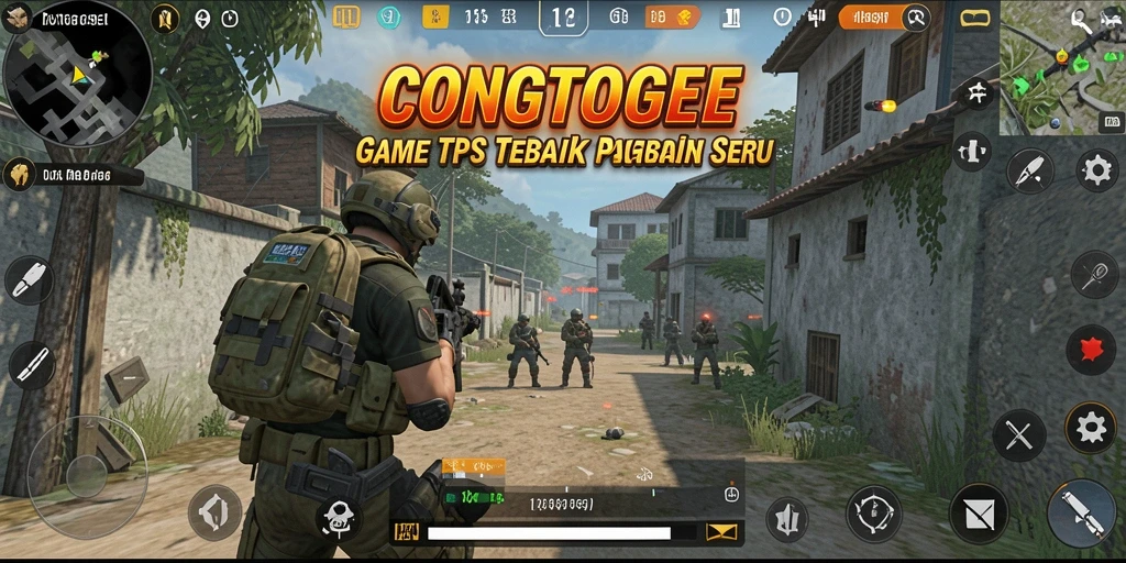 Screenshot gameplay CONGTOGEL menampilkan aksi seru dalam dunia TPS.