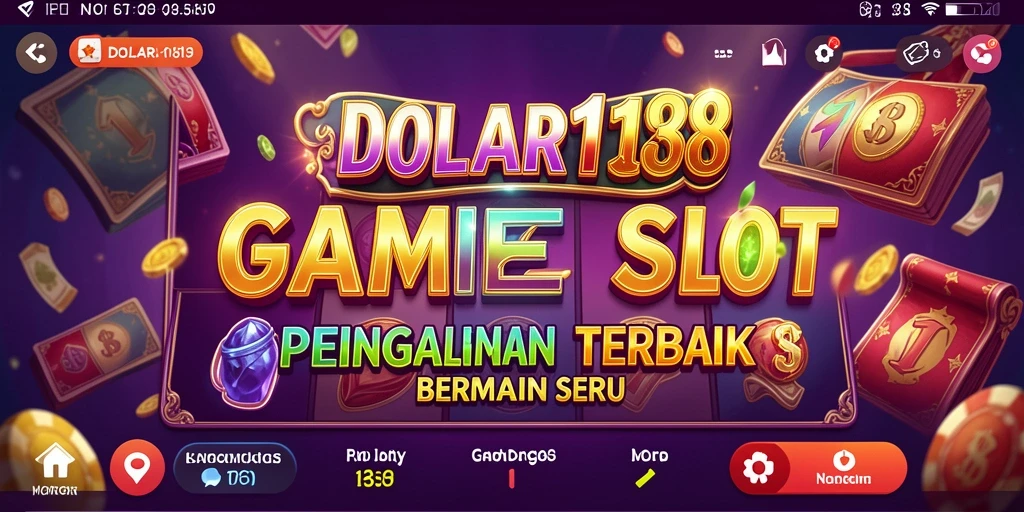 Tampilan utama gameplay DOLAR138 yang menampilkan berbagai tema slot.
