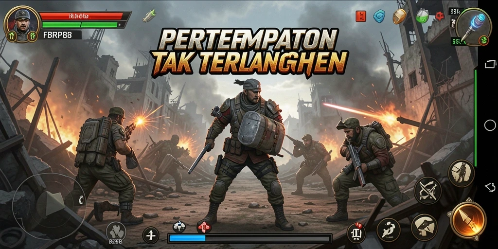 Tampilan gameplay FBRP88 yang mendebarkan dan penuh aksi.