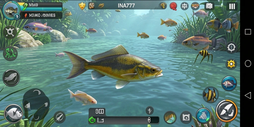 Gameplay menegangkan dalam memancing ikan besar di INA777.
