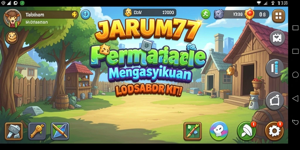 Tampilan gameplay JARUM77 dengan elemen Idle yang menarik.