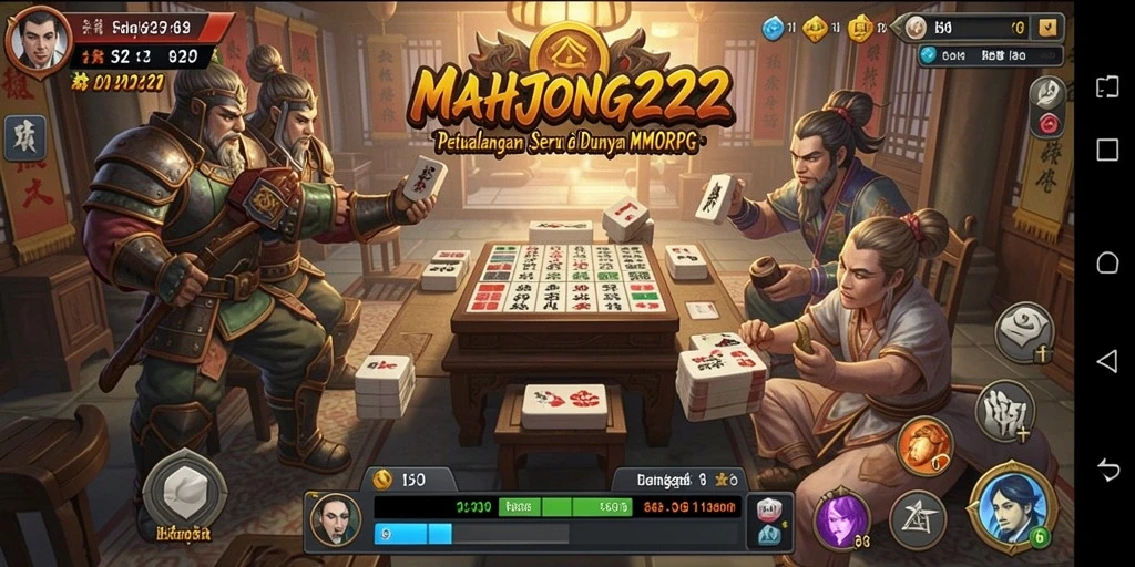 Pengalaman bermain MMORPG yang mendebarkan dalam MAHJONG222.