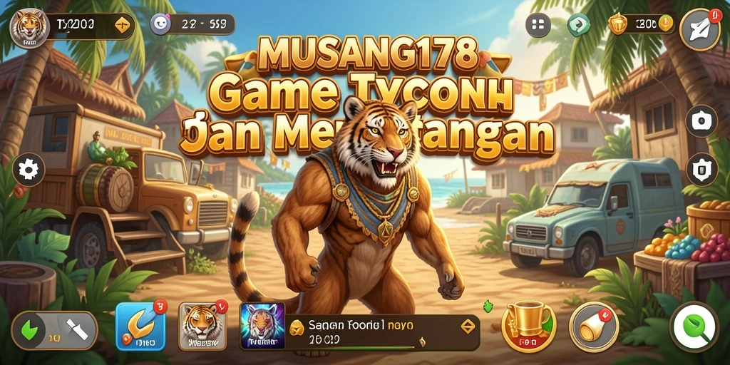 Tangkapan layar gameplay <strong>MUSANG178</strong> yang menampilkan pengelolaan bisnis yang seru.