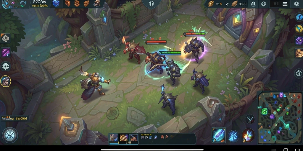 Gameplay seru di P200M dengan karakter unik dan pertarungan tim.