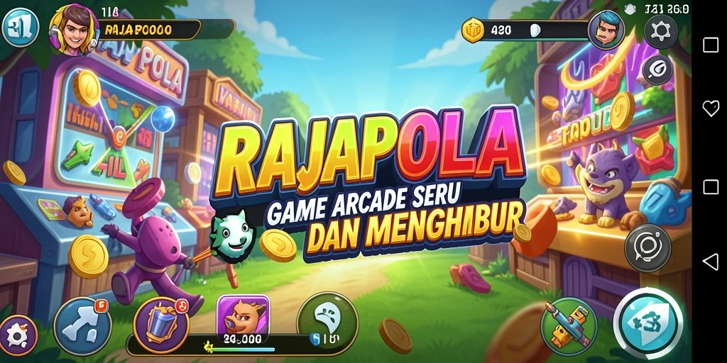 Tampilan gameplay seru RAJAPOLA yang penuh tantangan dan keseruan.